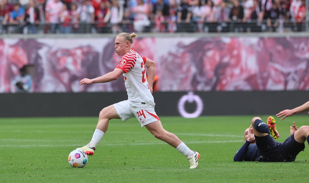 War in Fahrt während und nach der Partie gegen Mainz: RB-Abräumer Xaver Schlager