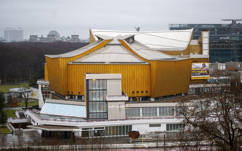 Blick auf die Berliner Philharmonie.