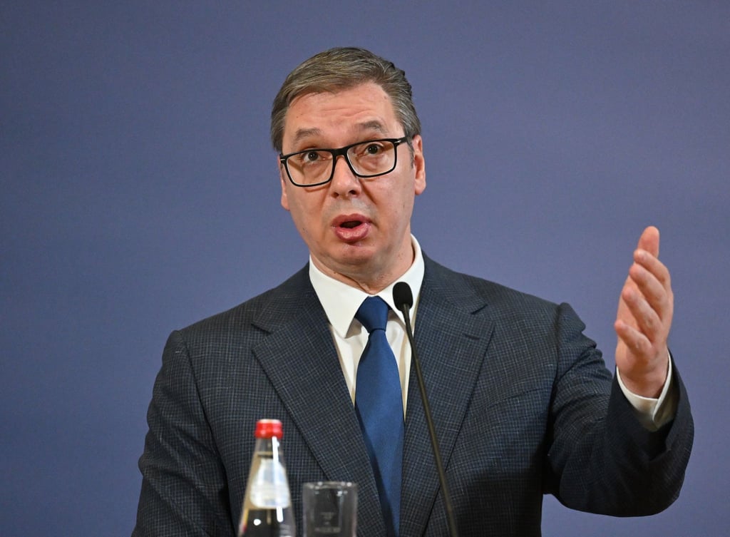 Beauftragte Milos Vucevic mit der Regierungsbildung: Staatspräsident Aleksandar Vucic.