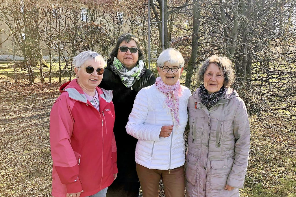 Der neue Vorstand der Seniorengruppe Kleinhelmsdorf: Karin Poser, Elke Voigt, Martina Morawe und Marlies Polok (v.l.).