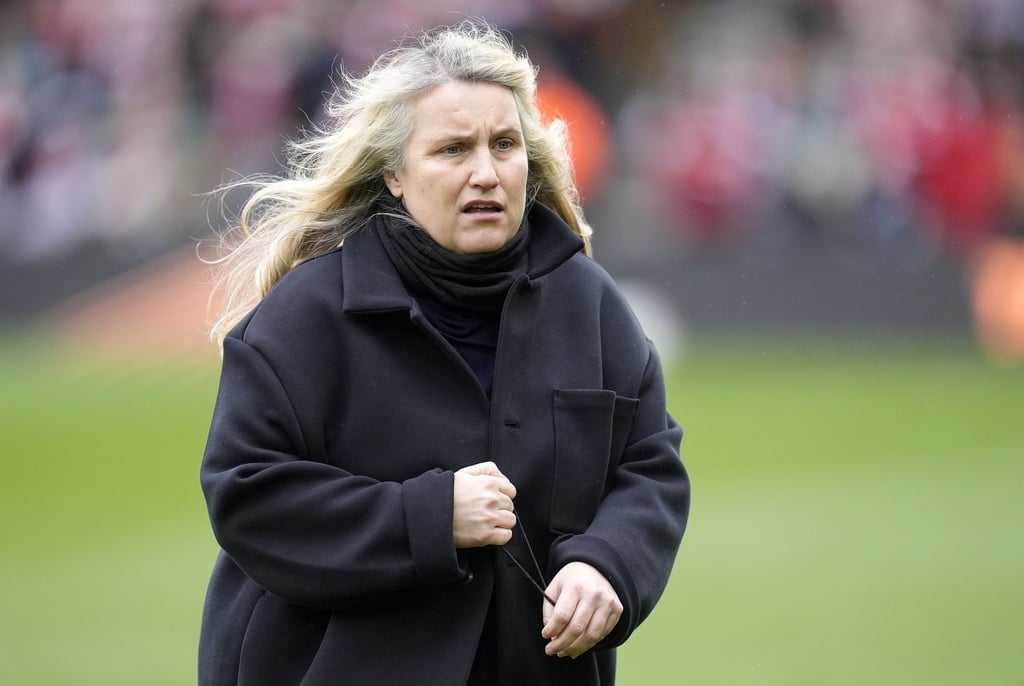 Die Cheftrainerin der Fußballerinnen des FC Chelsea: Emma Hayes.