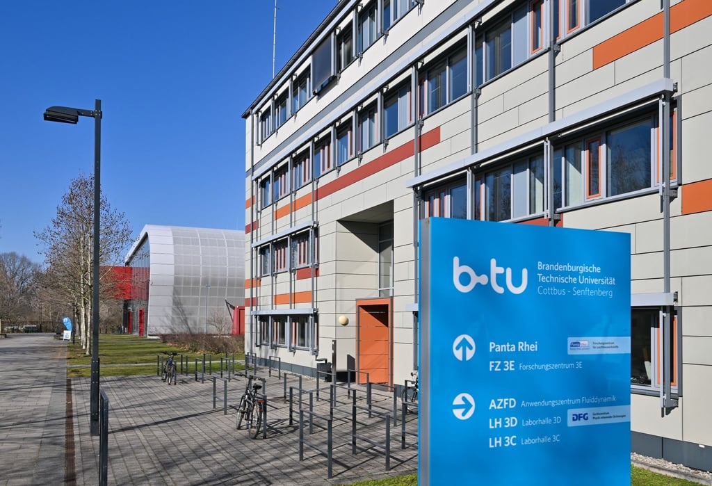 Der Campus der Brandenburgischen Technischen Universität Cottbus-Senftenberg in Senftenberg.