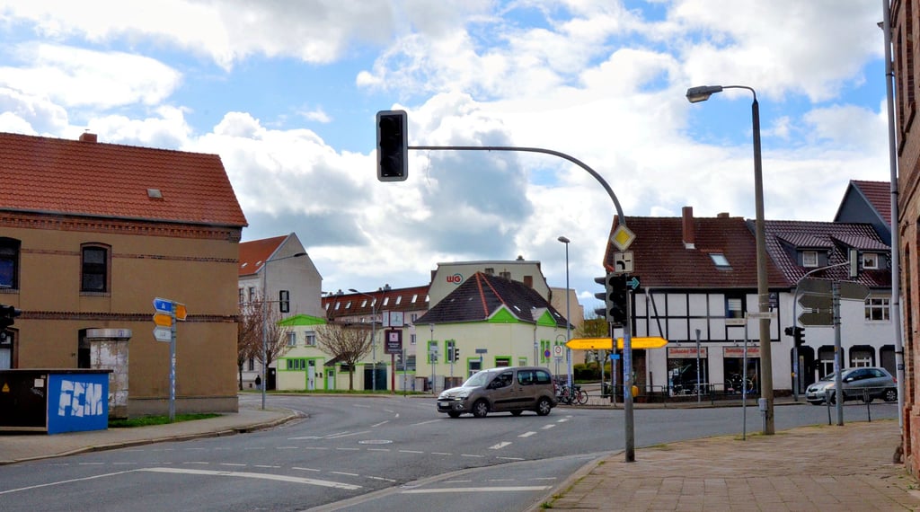 Wegen des Stromausfalls in Oschersleben waren auch Ampeln außer Betrieb.
