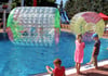 Die beliebten Bälle zum „Laufen“ übers Wasser soll es auch in diesem Jahr beim  Kinderfest im Erlebnisbad Havelberg wieder geben. 