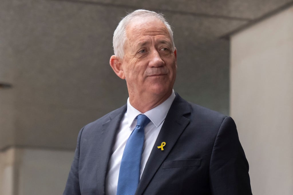 Würde von einer Neuwahl profitieren: Benny Gantz, Mitglied des israelischen Kriegskabinetts.