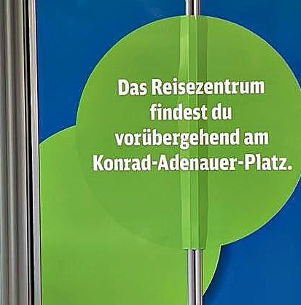 Geduze im Bahnhof.