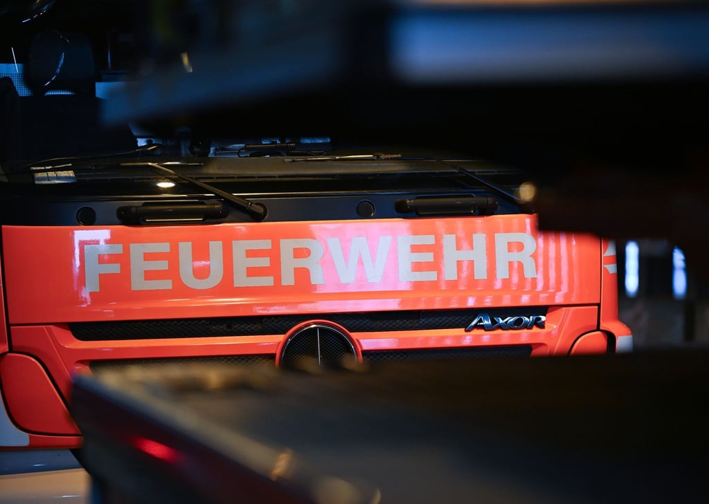 Ein Einsatzfahrzeug der Feuerwehr.