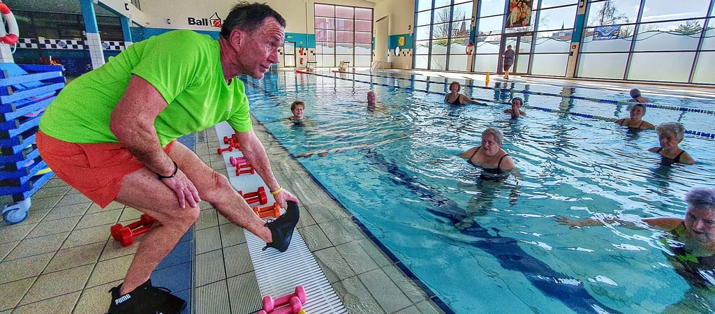 Nobert Falke hat das Rückentraining und Schwimmen geholfen. Anschließend ist er selbst Übungsleiter geworden.