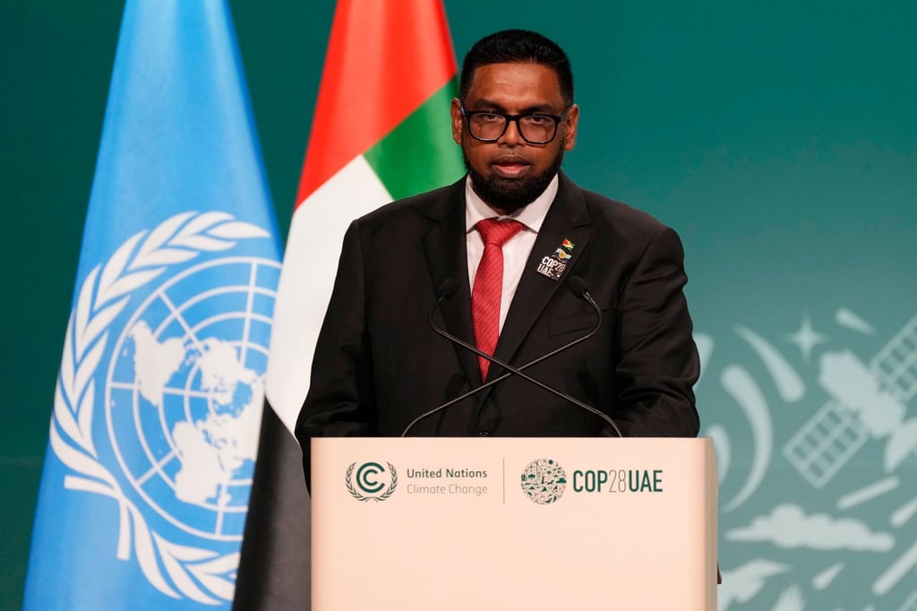 Der Präsident von Guyana: Irfaan Ali.