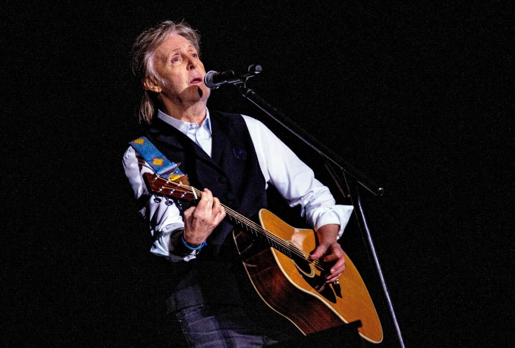 Paul McCartney beim Glastonbury Festival 2022.