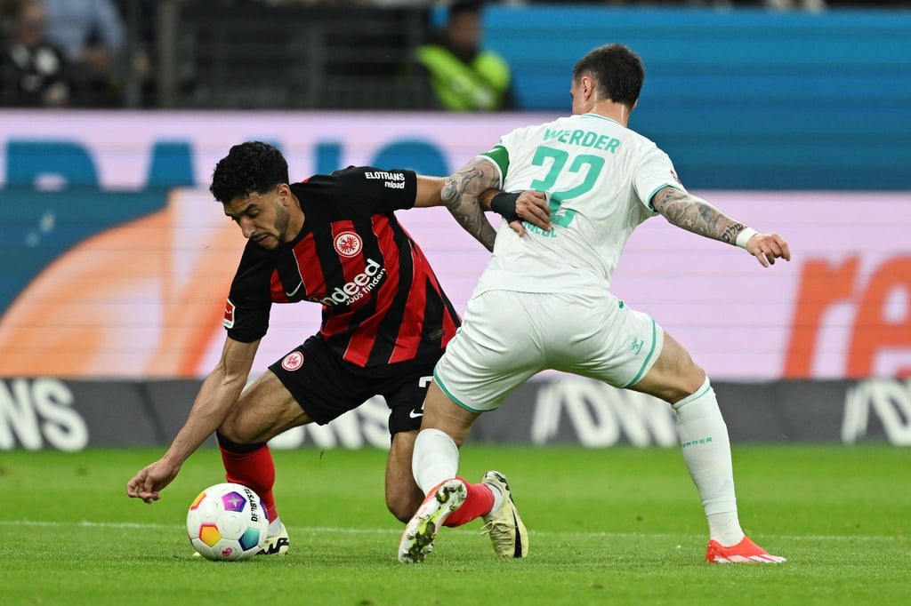 Eintracht Frankfurt und Werder Bremen trennten sich in einer kampfbetonten Partie unentschieden.