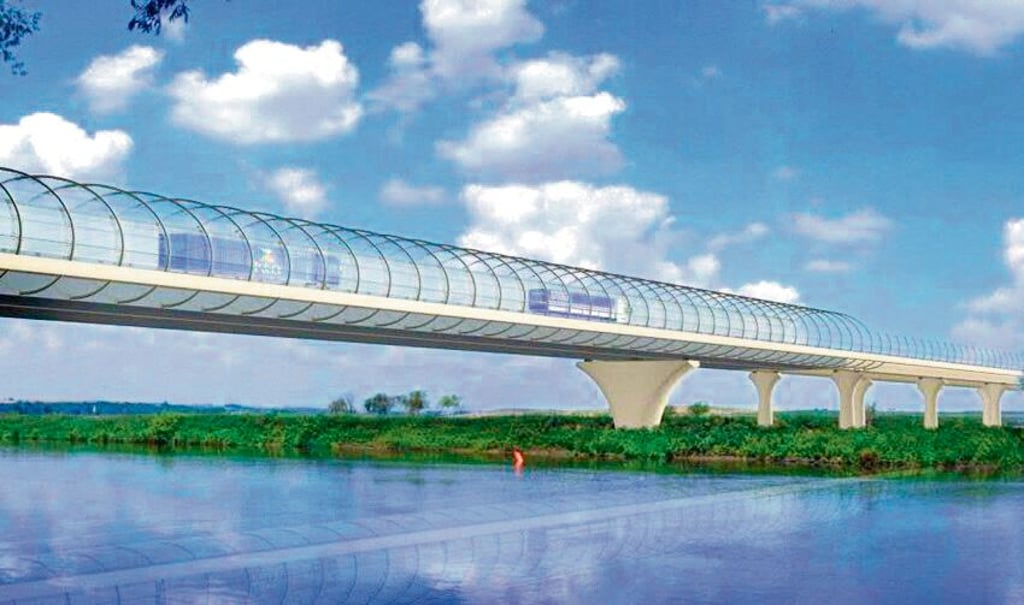 So soll die neue Saalebrücke der A143 bei Halle (Saale) aussehen.