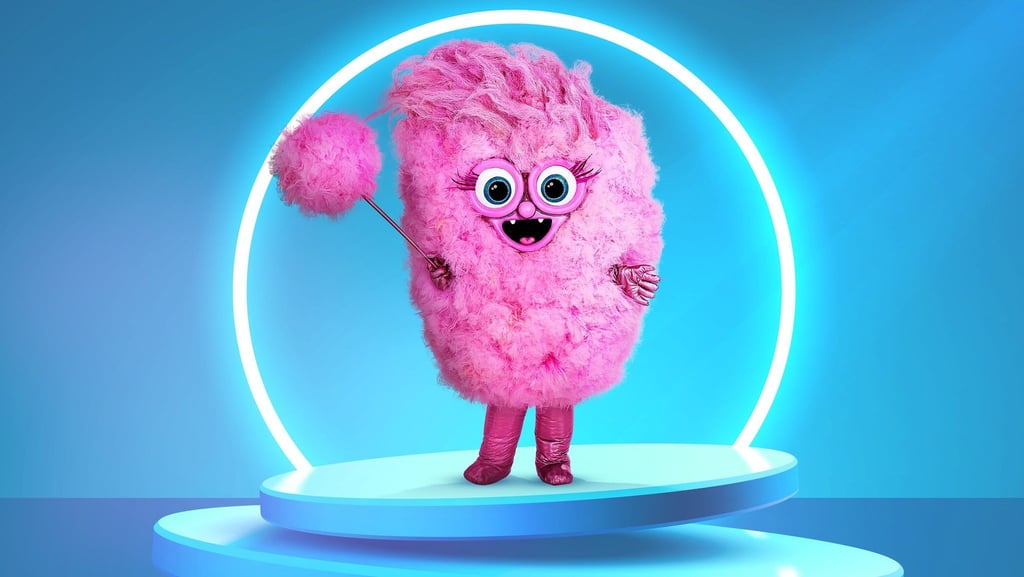 Die Figur „Die Zuckerwatte“ aus der Prosieben-Show „The Masked Singer“.
