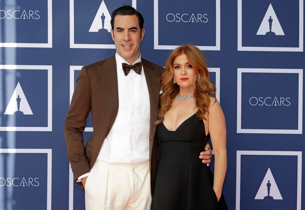 Sacha Baron Cohen und seine Frau Isla Fisher kommen zu einer Vorführung der Oscars in Sydney an.