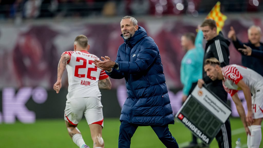 Rose beim Spiel von RB gegen Freiburg.