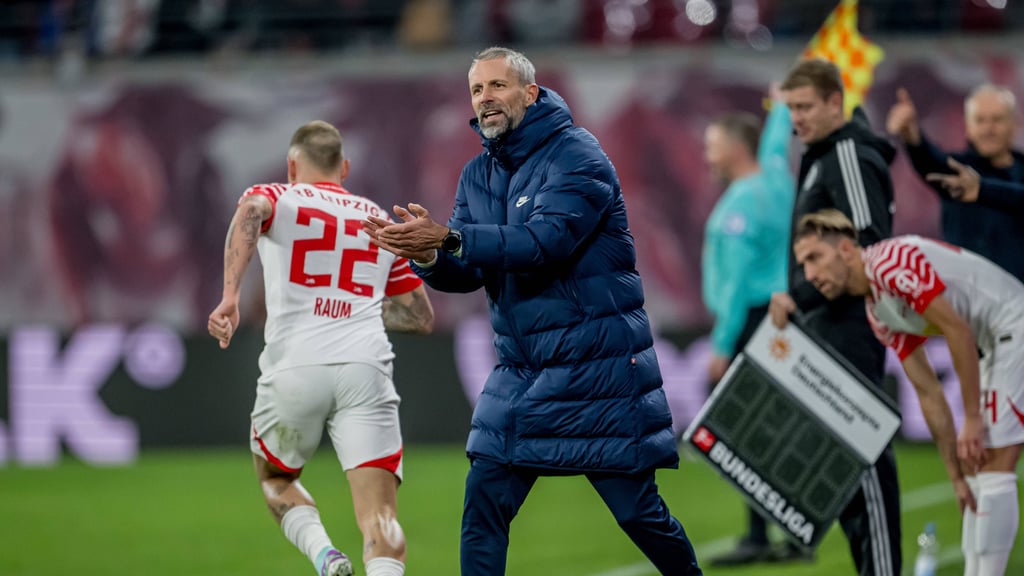 Rose beim Spiel von RB gegen Freiburg.