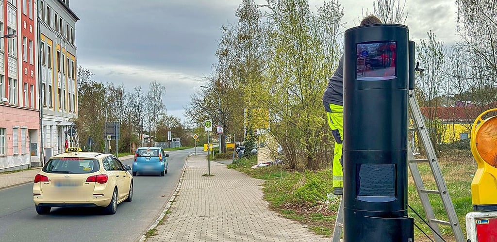 Künftig wird in der Tröglitzer Straße von Zeitz geblitzt.