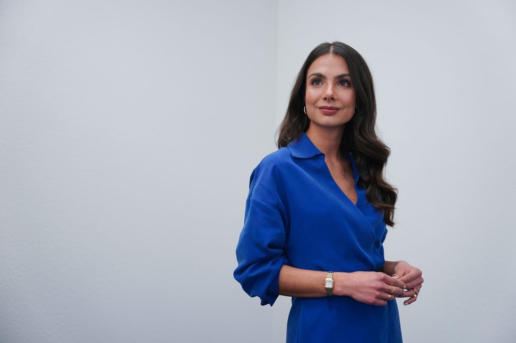 TV-Moderatorin Lea Wagner moderiert die neue Quiz-Show „Frag mich was Leichteres!“.