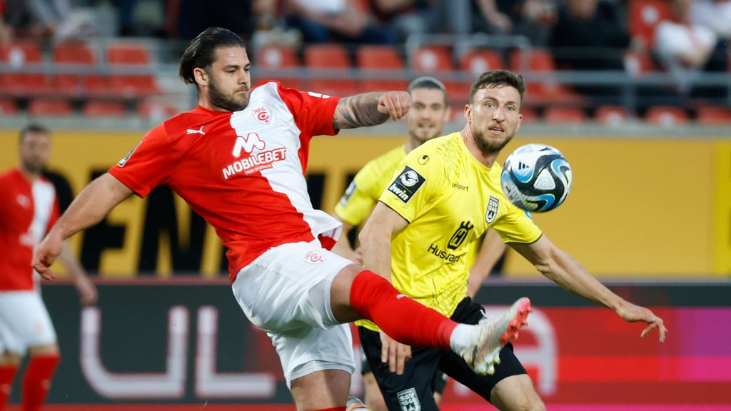 HFC-Torjäger Dominic Baumann (l.) war komplett abgemeldet.
