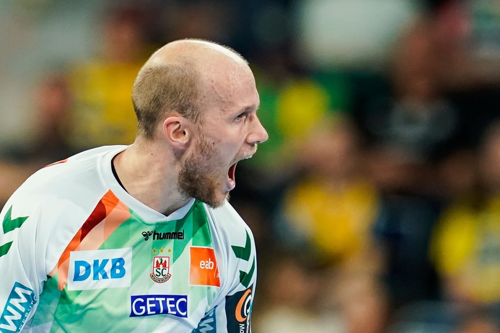Magdeburgs bester Werfer beim 40:31 gegen den TVB Stuttgart: Tim Hornke.