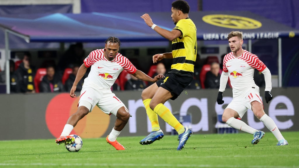 Lois Openda jagt die Bestmarken seines Ex-Mitspielers Timo Werner (r.).