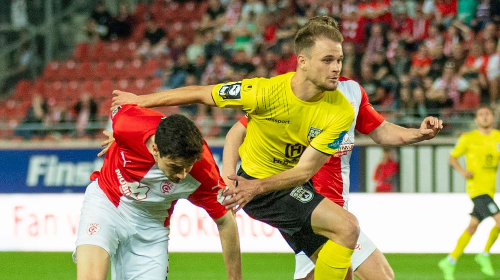 Leo Scienza traf beim Sieg des SSV Ulm gegen den Halleschen FCM zum zwischenzeitlichen 1:0.