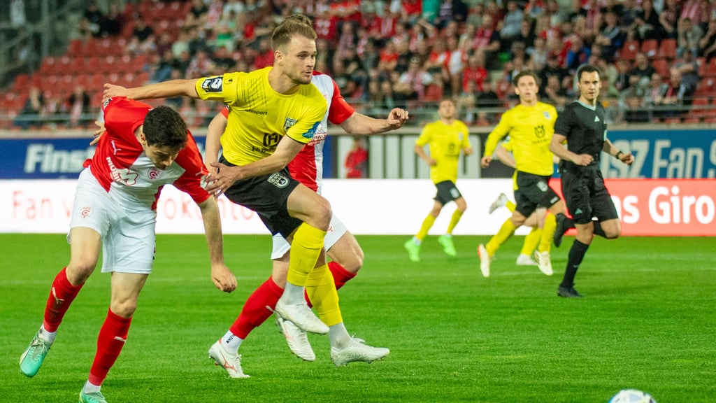 Leo Scienza traf beim Sieg des SSV Ulm gegen den Halleschen FCM zum zwischenzeitlichen 1:0.