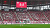 Viele freie Plätze: Sektor D beim vergangenen Heimspiel gegen Mainz 05.
