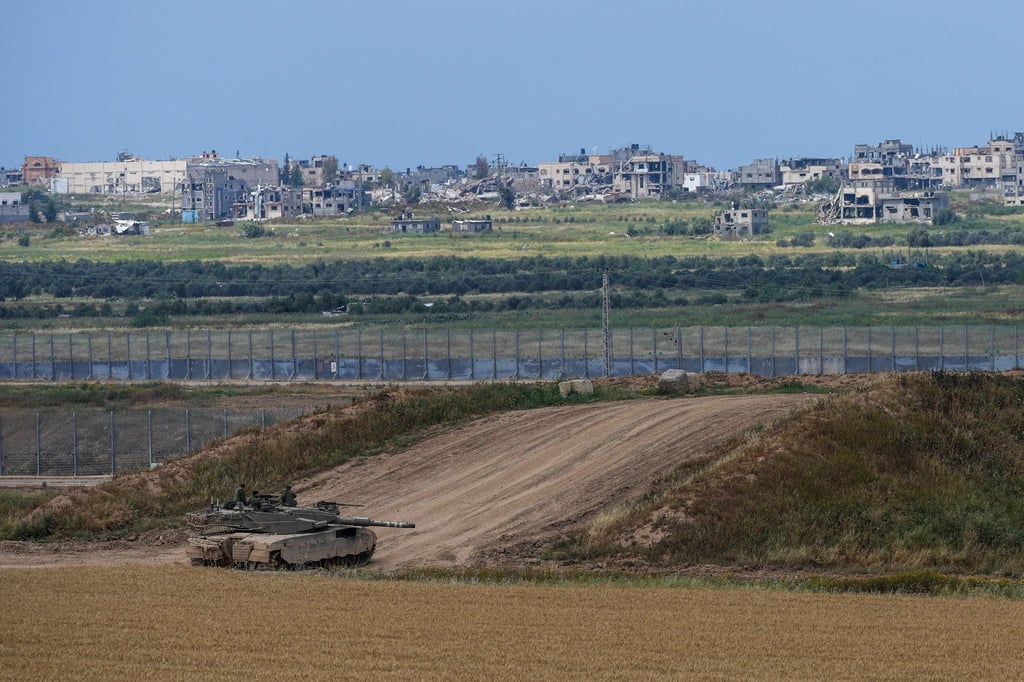 Israelische Soldaten an der Grenze zum Gazastreifen: Laut Regierungschef Netanjahu steht der Termin für die Offensive gegen die Stadt Rafah fest.