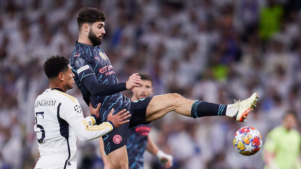 Josko Gvardiol im Spiel gegen Real Madrid.