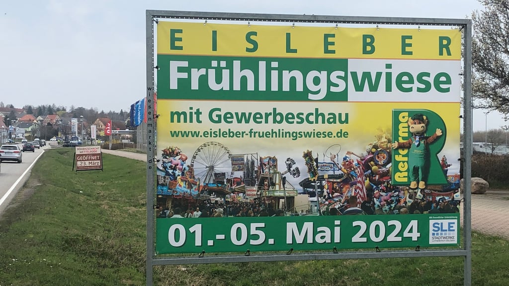 Vom 1. bis 5. Mai findet die Frühlingswiese in Eisleben statt.