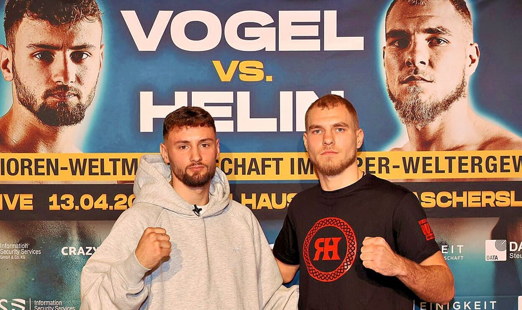 Nur einer kann gewinnen: Julian Vogel (l.) und Jan Helin.