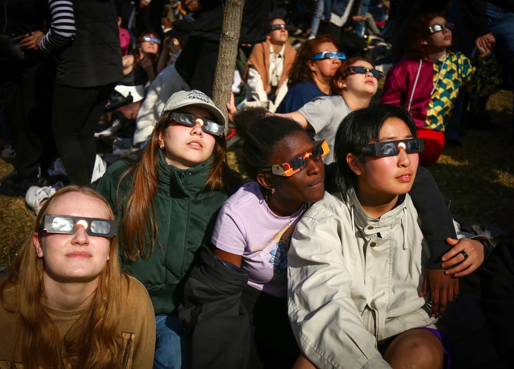 Millionen Menschen in Mexiko, den USA und Kanada konnten die Sonnenfinsternis miterleben.