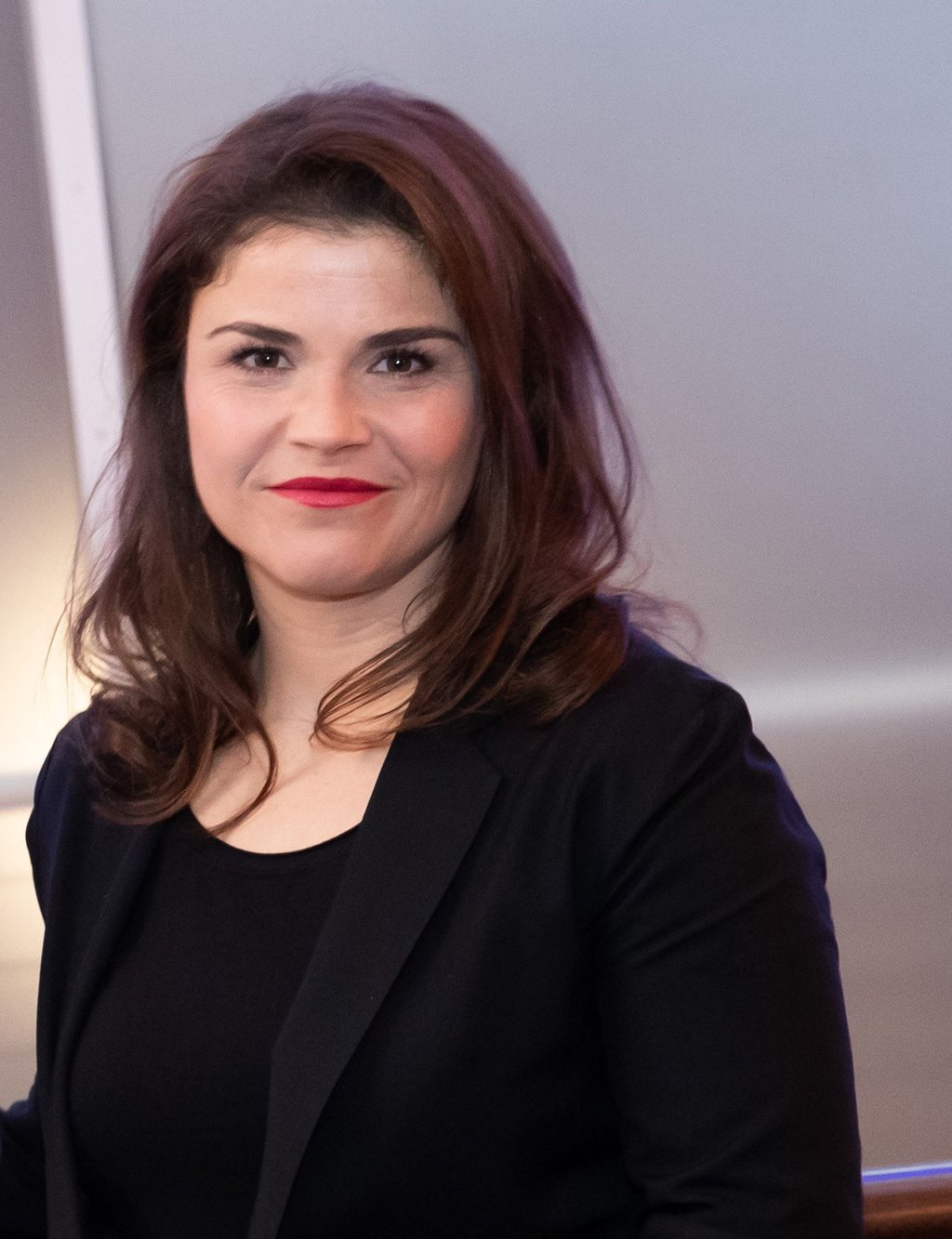 Die Schauspielerin Katharina Wackernagel bei einem Fototermin zum ARD-Fernsehfilm "Meister des Todes 2".