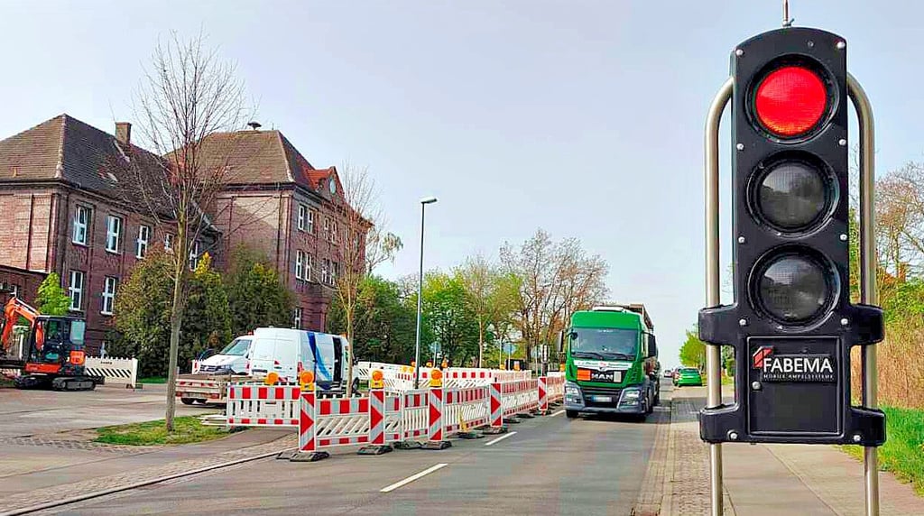 Die Bauarbeiten sollen in wenigen Tagen abgeschlossen sein.