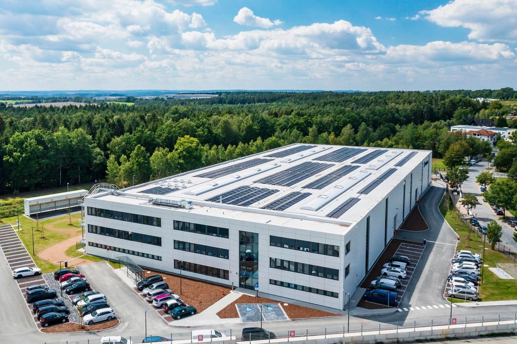 Das Goldbeck-Feinblechzentrum in Treuen.