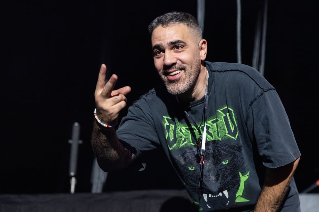 Der Rapper Bushido steht während des Konzerts auf der Bühne. Es ist das erste Konzert des Rappers nach mehreren Jahren.