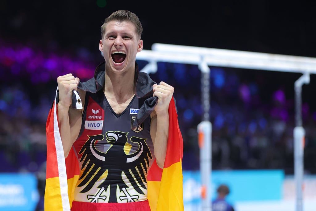 Am 8. August 2023 krönte sich Lukas Dauser zum König am Barren.