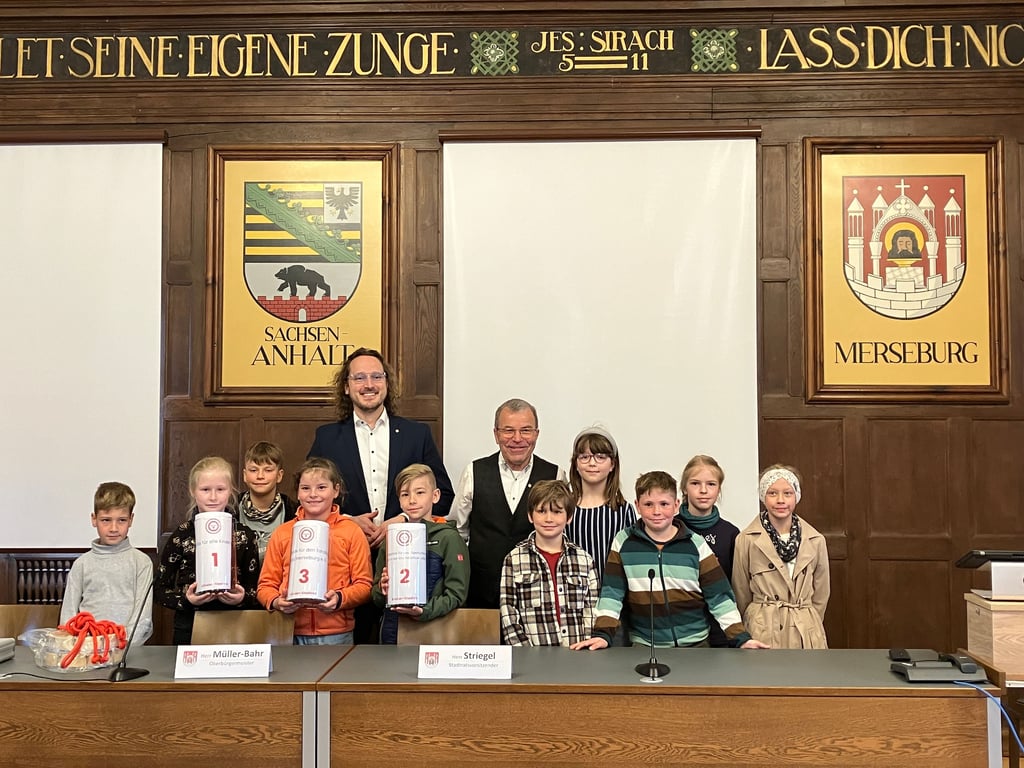 Der Kinderstadtrat Merseburg hat zum dritten Mal getagt.