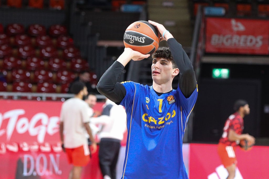 Gabriele Procida von Alba Berlin beim Warm up. Für den Italiener ist die Saison beendet.