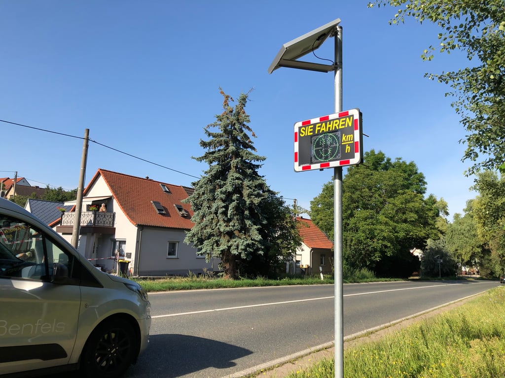 Die Käthe-Kollwitz-Straße in Weißenfels