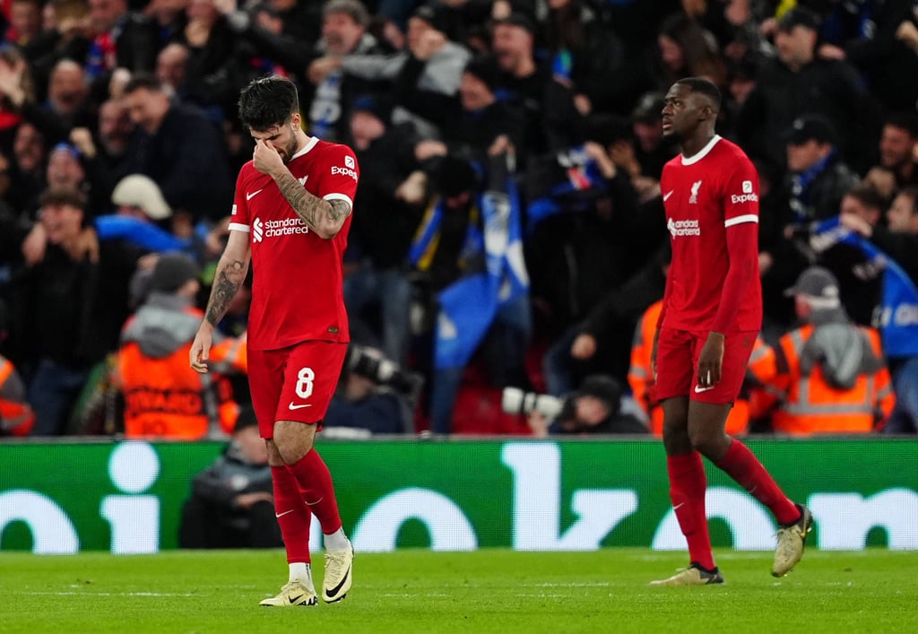 Szoboszlai und Konaté sind enttäuscht.