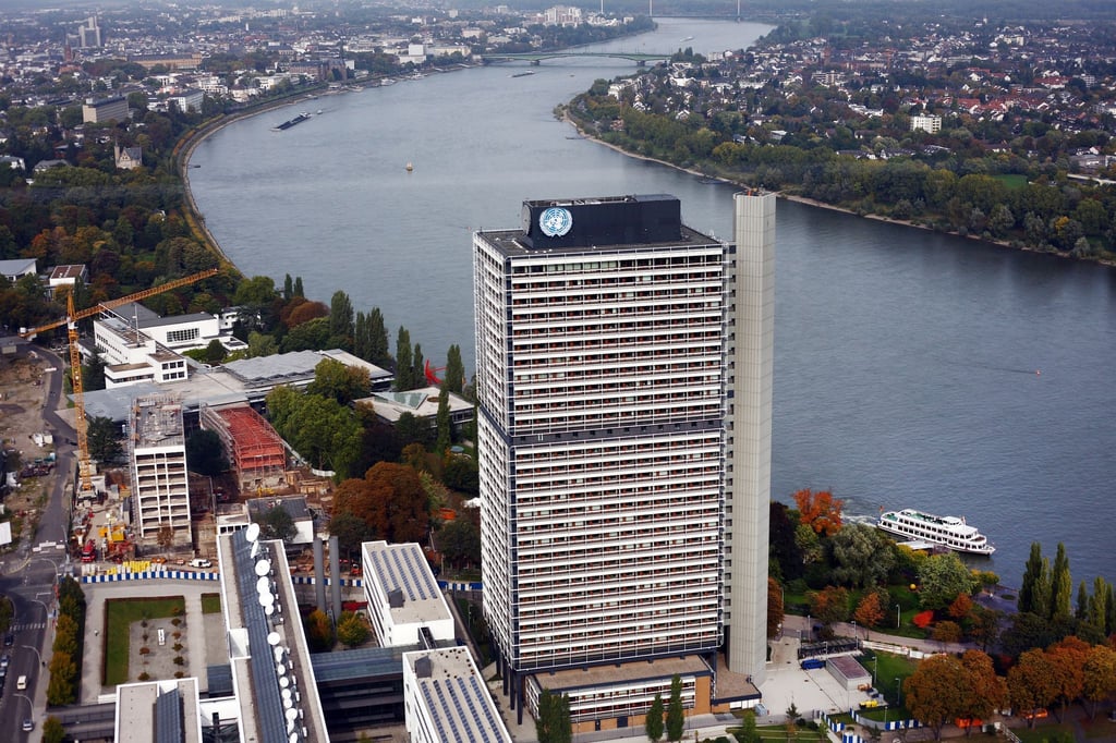 Das Hochhaus mit Sitz des UN-Campus in Bonn.