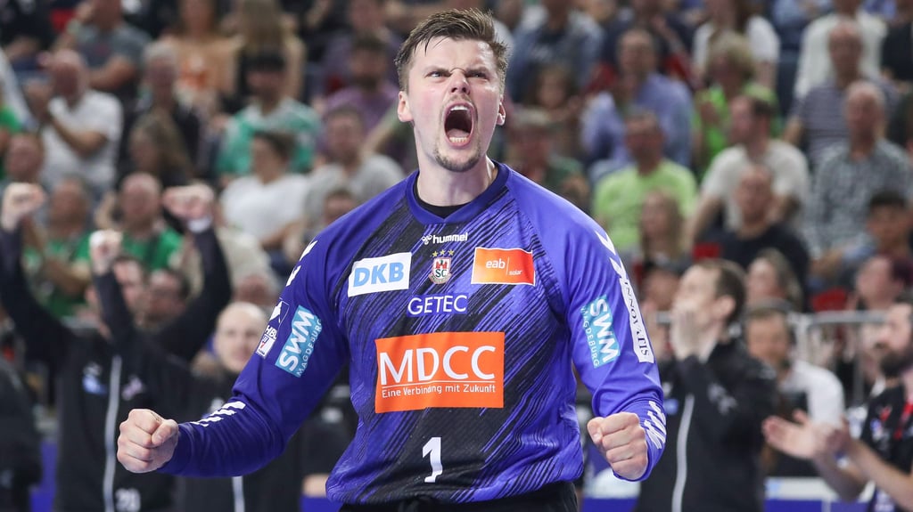 SCM-Torwart Sergey Hernandez parierte beim Halbfinalsieg gegen die Füchse Berlin 16 Bälle.