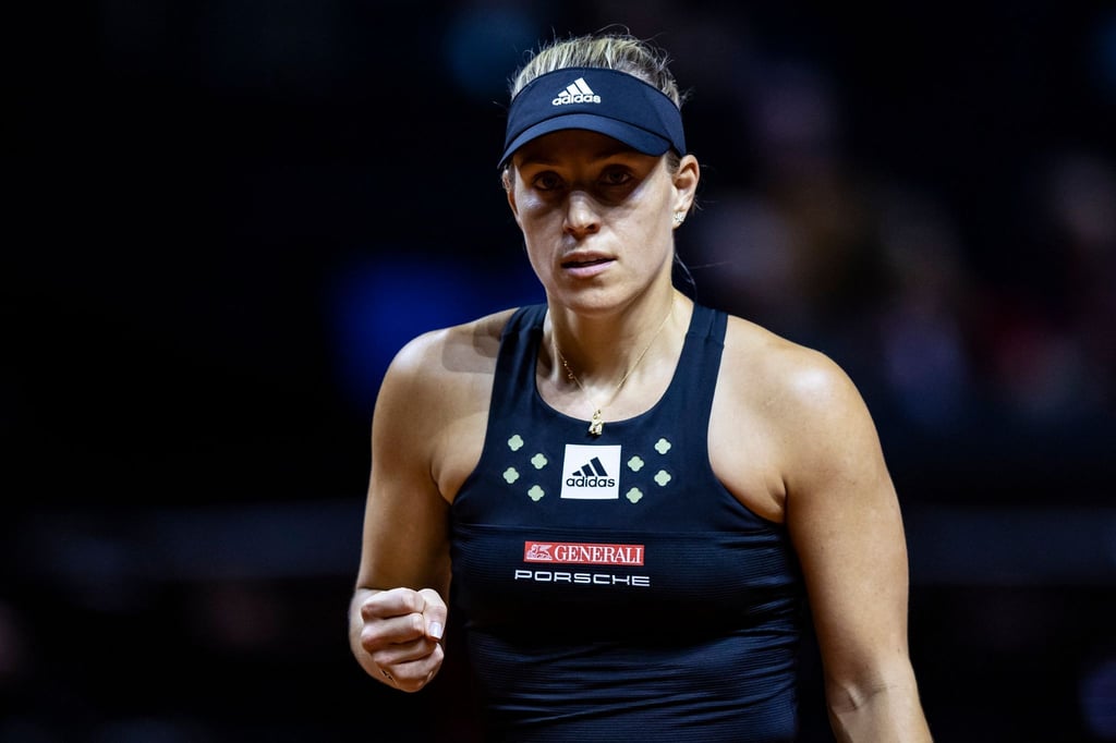 Angelique Kerber wird beim Turnier in Stuttgart aufschlagen.