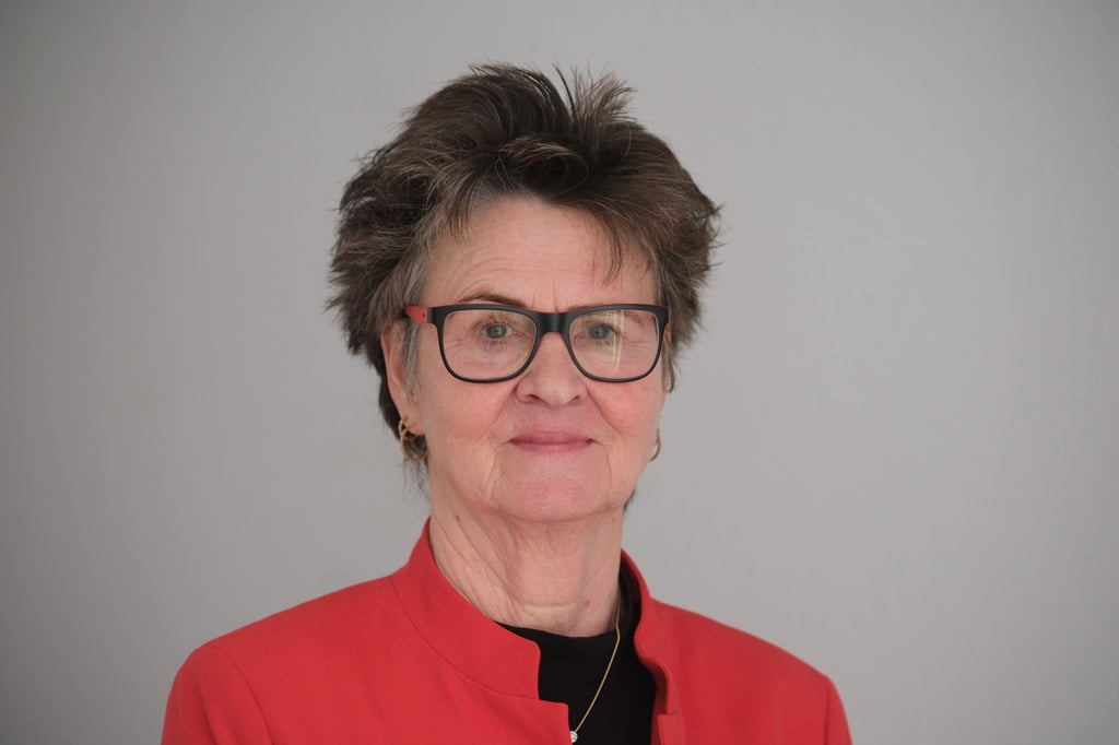 Sabine Zimmermann, Sachsens Co- Landesvorsitzende des Bündnis Sarah Wagenknecht (BSW)