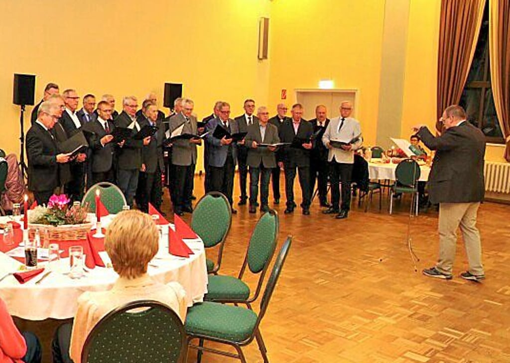Auftritt beim Stiftungsfest im vergangenen Jahr.