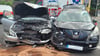 Beide Autos waren nach dem Unfall in Wernigerode nicht mehr fahrbereit und mussten abgeschleppt werden.