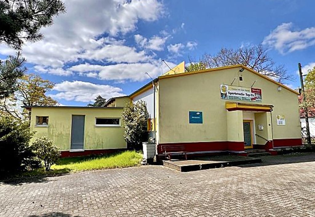 Das ehemalige Sportstudio von Top Fit in Roßlau.