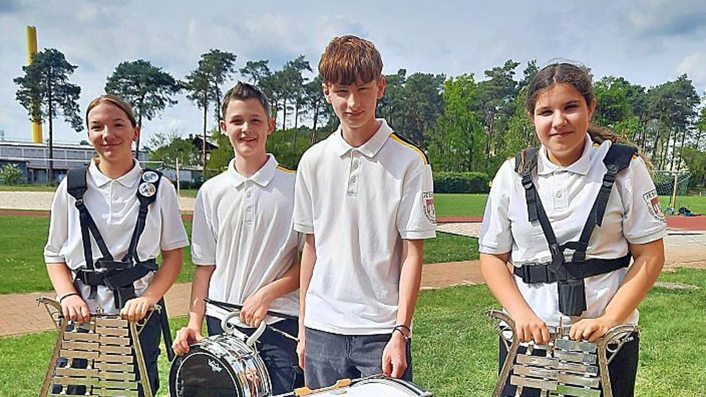 V.l.: Rachel, Hannes, Leon und Shirin